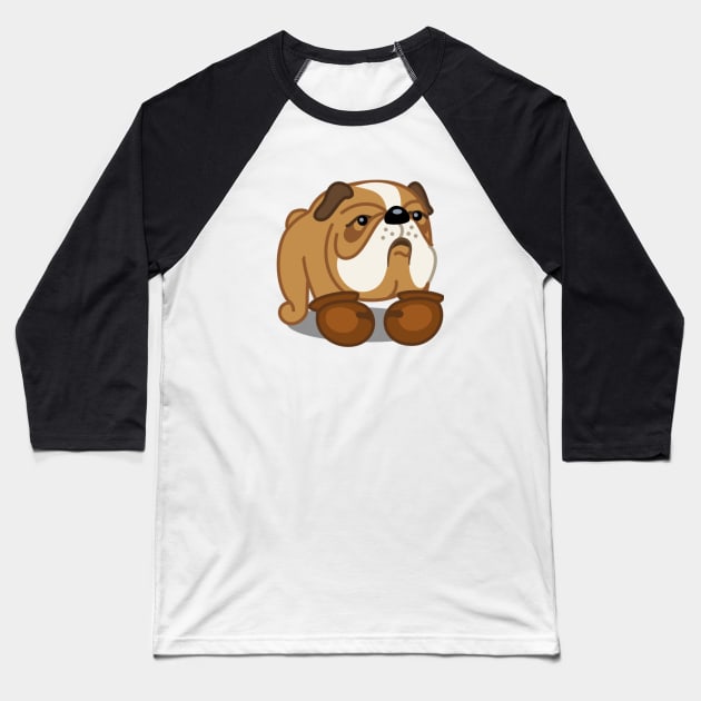 Bulldog Boxer tshirt - Dog Gifts for Boxer and Bulldog Pet Lovers Baseball T-Shirt by BansheeApps